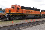 BNSF 3035 rare GP40X nee ATSF